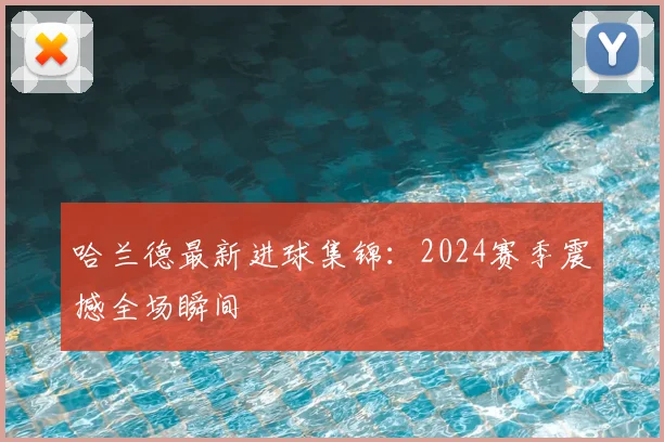 哈兰德最新进球集锦:2024赛季震撼全场瞬间
